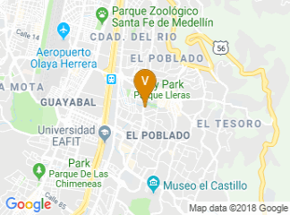 map of Hotel Dann Carlton Medellin