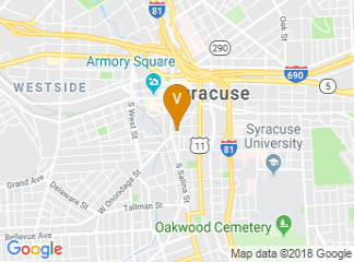 map of Marriott Syracuse Downtown