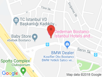 map of Dedeman Bostanci istanbul Hotel and Convention Center
