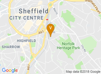 map of The Sheffield College