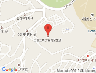 map of Grand Hyatt Seoul