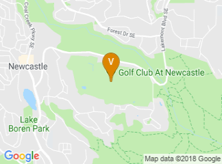 map of Golf Club At Newcastle