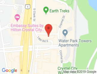 map of Crowne Plaza Washington Natl Airport