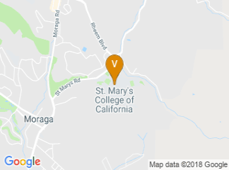 map of St. Mary's College of California