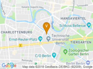 map of Technical University of Berlin Department of Energy Systems