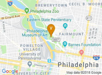 map of Philadelphia Museum of Art