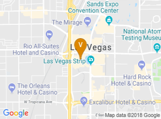 map of Bellagio Las Vegas Spa