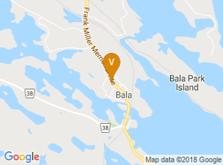 map of Bala Cranberry Festival