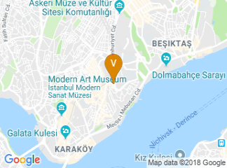 map of The Marmara Hotel Taksi