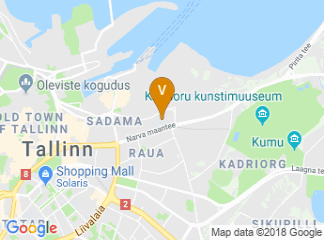 map of Tallinn University Conference Center