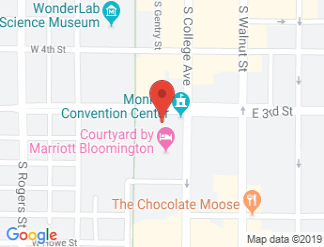 map of Monroe County Convention Center