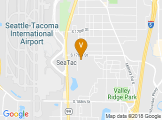 map of Seattle Airport Marriott