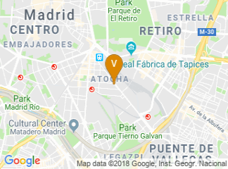 map of Rafaelhoteles Atocha