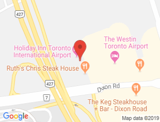 map of Holiday Inn Toronto International Airport