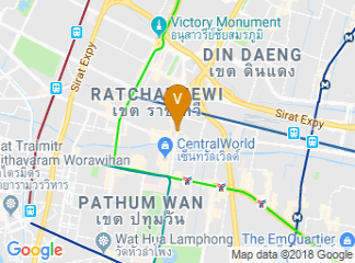 map of Centara Watergate Pavillion Hotel Bangkok
