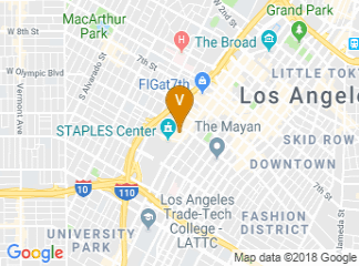 map of L.A. Live