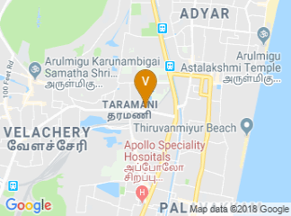 map of American International School Chennai