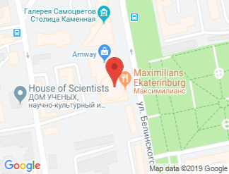 map of World Trade Center Ekaterinburg