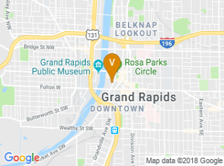 map of Amway Grand Plaza Hotel