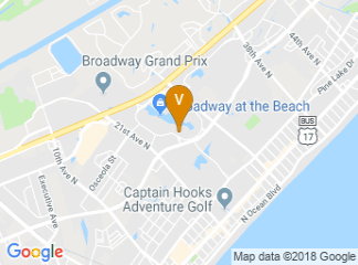 map of Broadway at the Beach - Magiquest