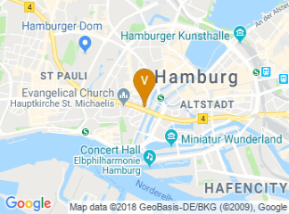 map of Katholische Akademie Hamburg