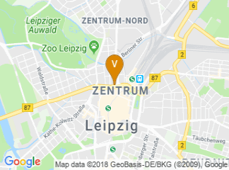 map of InterCityHotel Leipzig