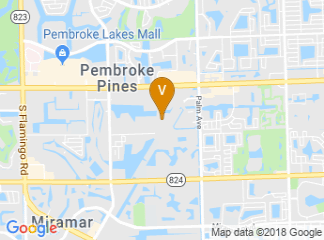 map of Pembroke Pines City Center