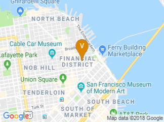 map of Le Meridien San Francisco