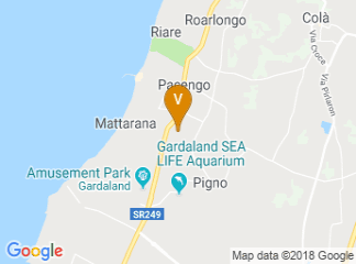 map of Hotel Parchi del Garda