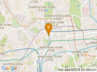 map of Koreana Hotel