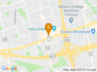 map of Sheraton Parkway Toronto North Hotel & Suites