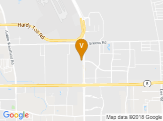 map of DoubleTree by Hilton Houston Intercontinental Airport