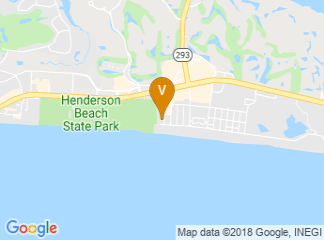 map of The Henderson Beach Resort & Spa
