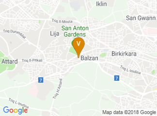 map of Corinthia Palace Hotel Malta