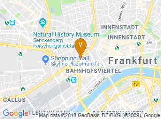 map of Holiday Inn Frankfurt - Alte Oper