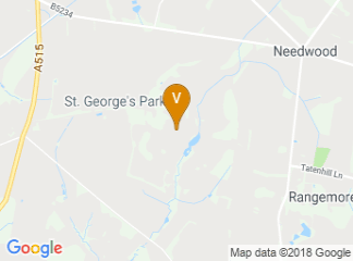 map of Hilton at St George's Park, Burton Upon Trent
