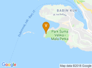 map of Hotel Dubrovnik Palace
