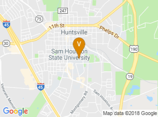 map of Sam Houston State University