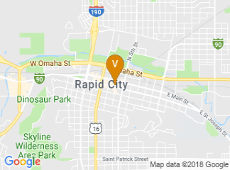map of Hotel Alex Johnson Rapid City, Curio Collection by Hilton
