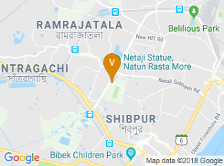 map of Howrah Indoor Stadium