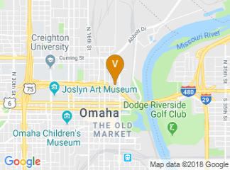 map of Hilton Omaha