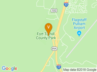 map of Fort Tuthill County Park