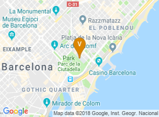 map of Institut Barcelona d'Estudis Internacionals