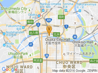 map of Shin Osaka Washington Hotel Plaza, Osaka