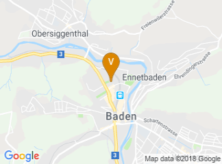 map of Culture and Congress Centre Trafo Baden