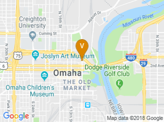 map of Omaha Marriott Downtown