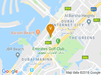 map of Dubai Media City Amphitheatre
