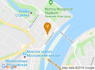map of Nizhny Novgorod Fair