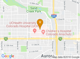 map of University of Colorado Anschutz Medical Campus