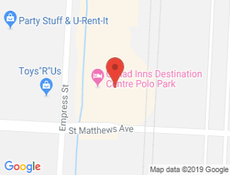 map of Canad Inns Destination Centre Polo Park